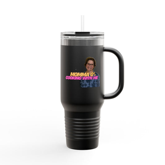 Momma G's 40oz Insulated Travel Mug with Straw & Lid